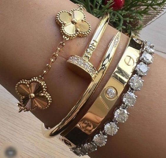 BRACELET FLORAL BEAUTY - GOLD