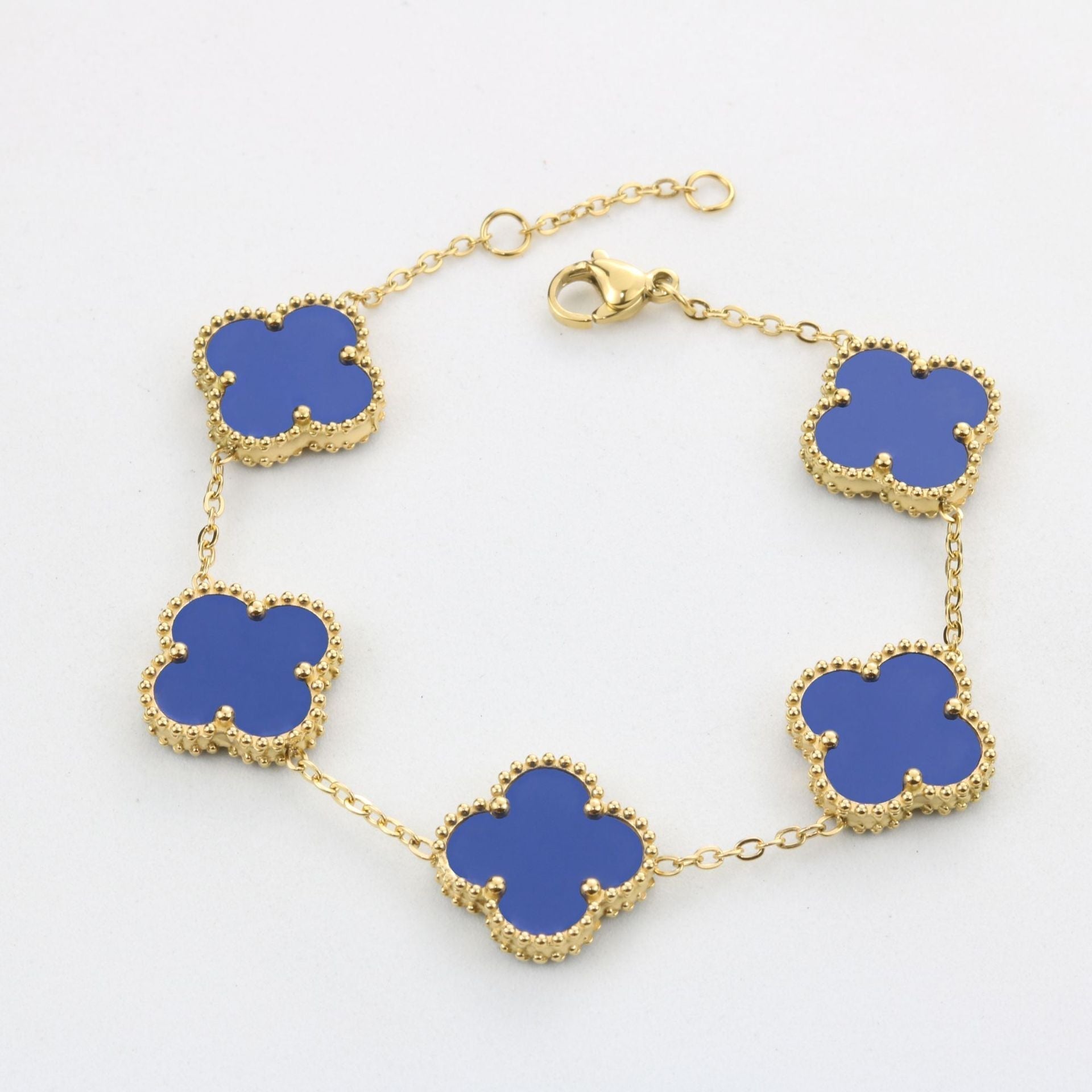 BRACELET FLORAL BEAUTY - LUCKY BLUE
