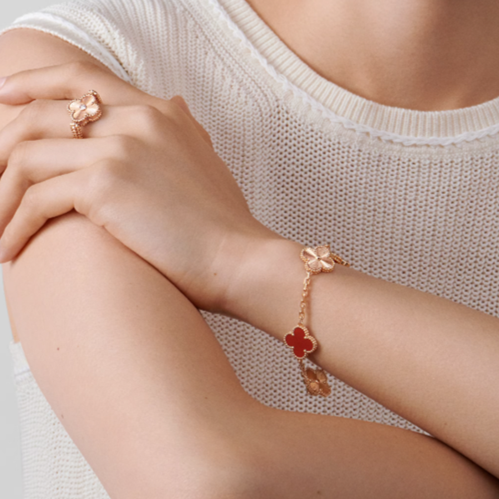 BRACELET FLORAL BEAUTY - Rose Gold